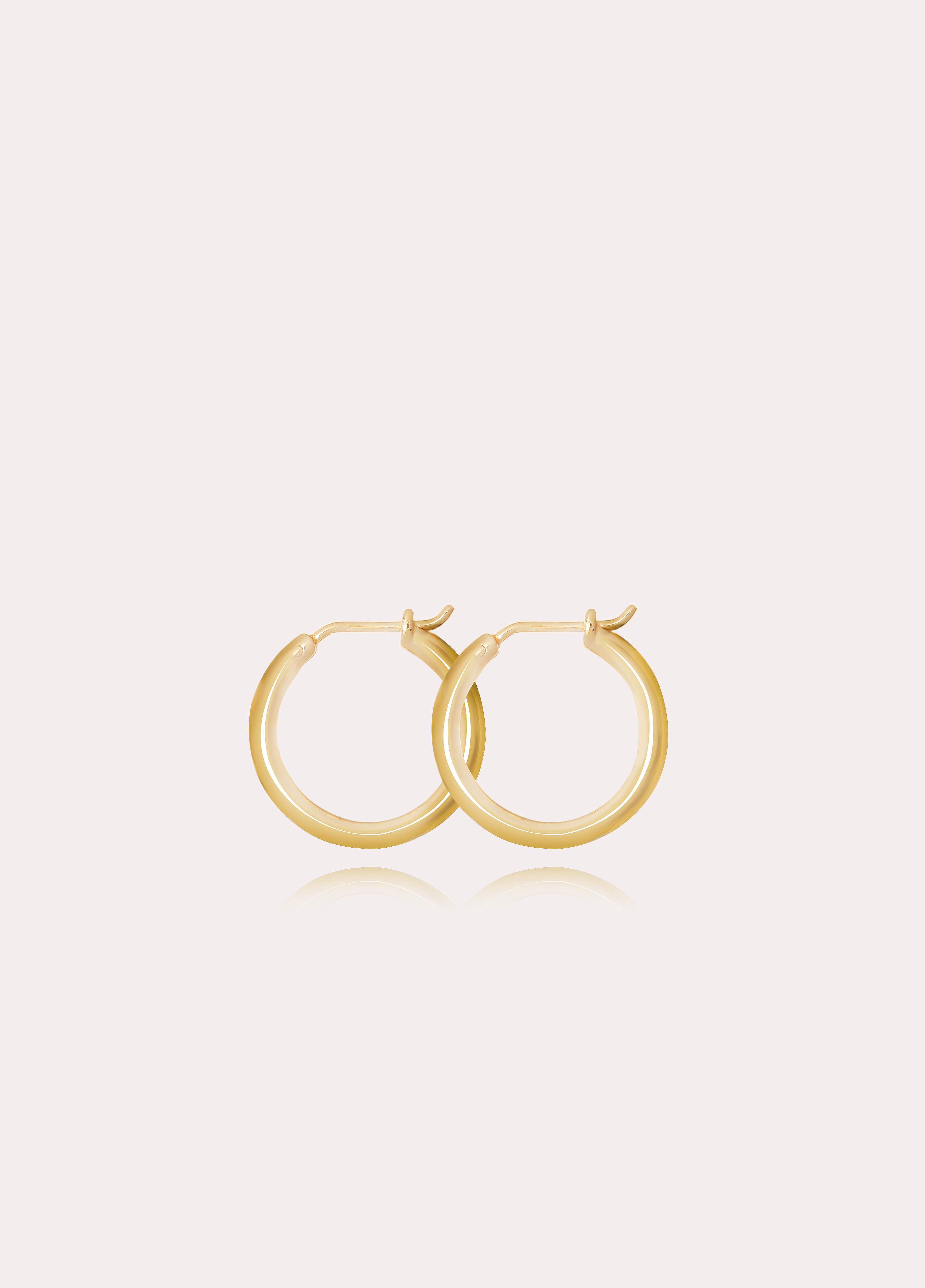 Mindy Gold Hoops